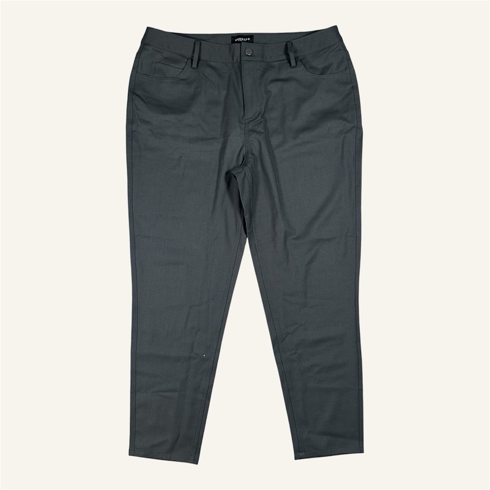 Unbound Merino Wool Relaxed Fit Travel Chino Pants Gray Men Sz 38x28* EUC